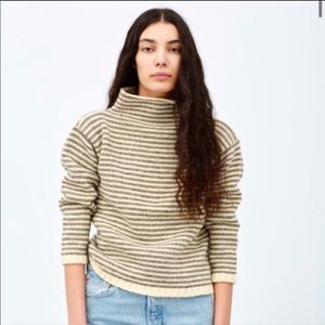 Babaa jumper no. 6 natural striped